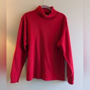 St. John's Bay Women's Red Turtleneck